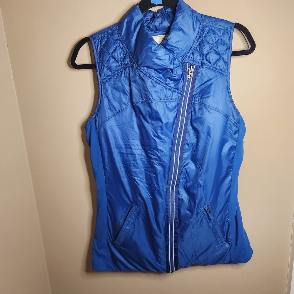 Lululemon What the Fluff Vest Limitless Blue Size 8 W4A06S